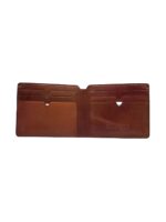 ESTIPOSS Men’s Premium Leather Bifold Wallet – Brown with Embossed Logo - Image 2